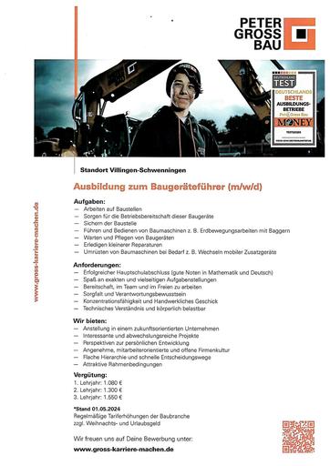 Ausbildung Baugeräteführung Peter Gross Bau